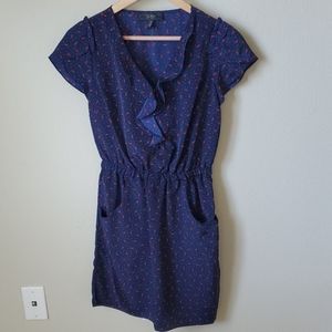 Jessica Simpson Dress Navy Blue w/red heels